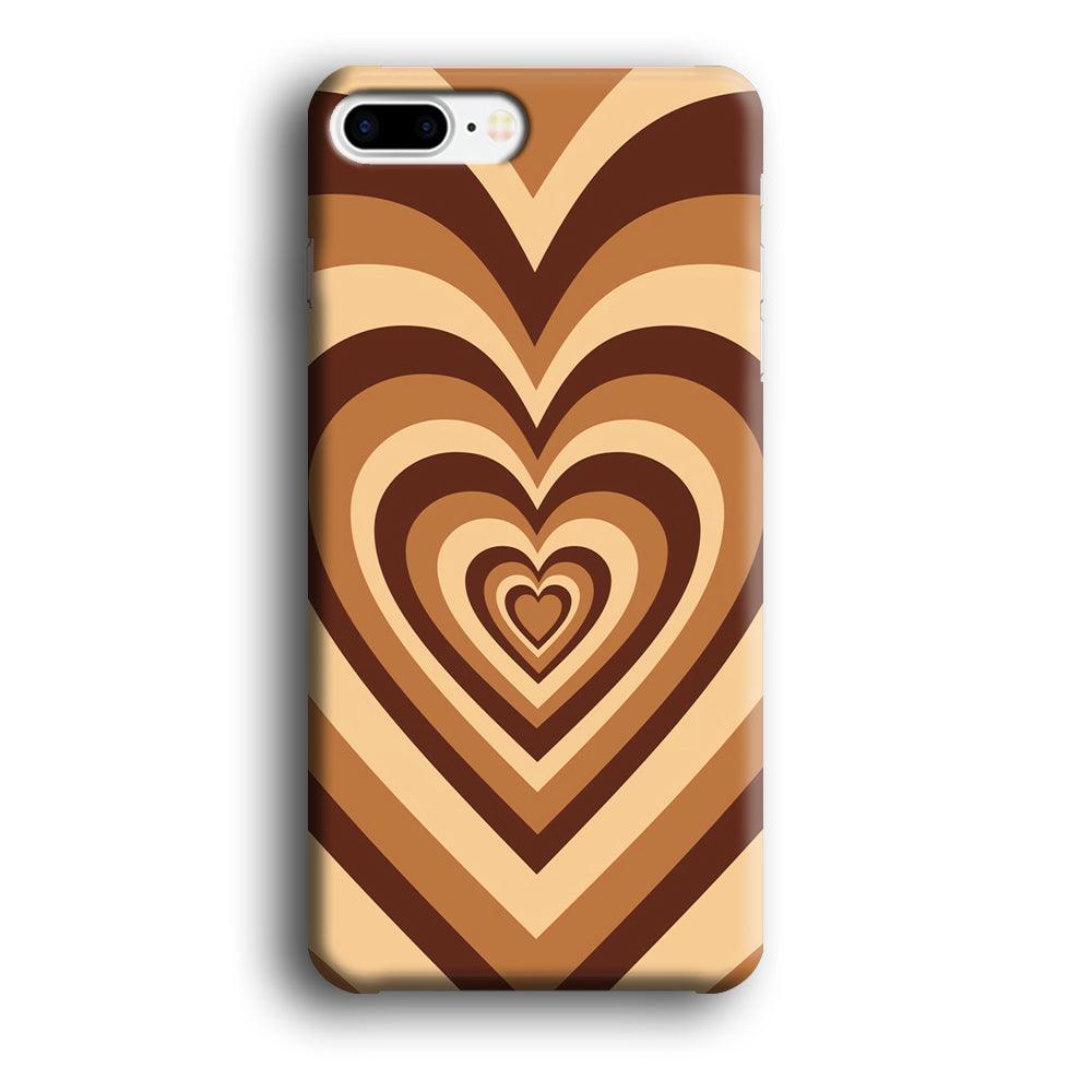 Love Wave Brown iPhone 7 Plus Case-Oxvistore