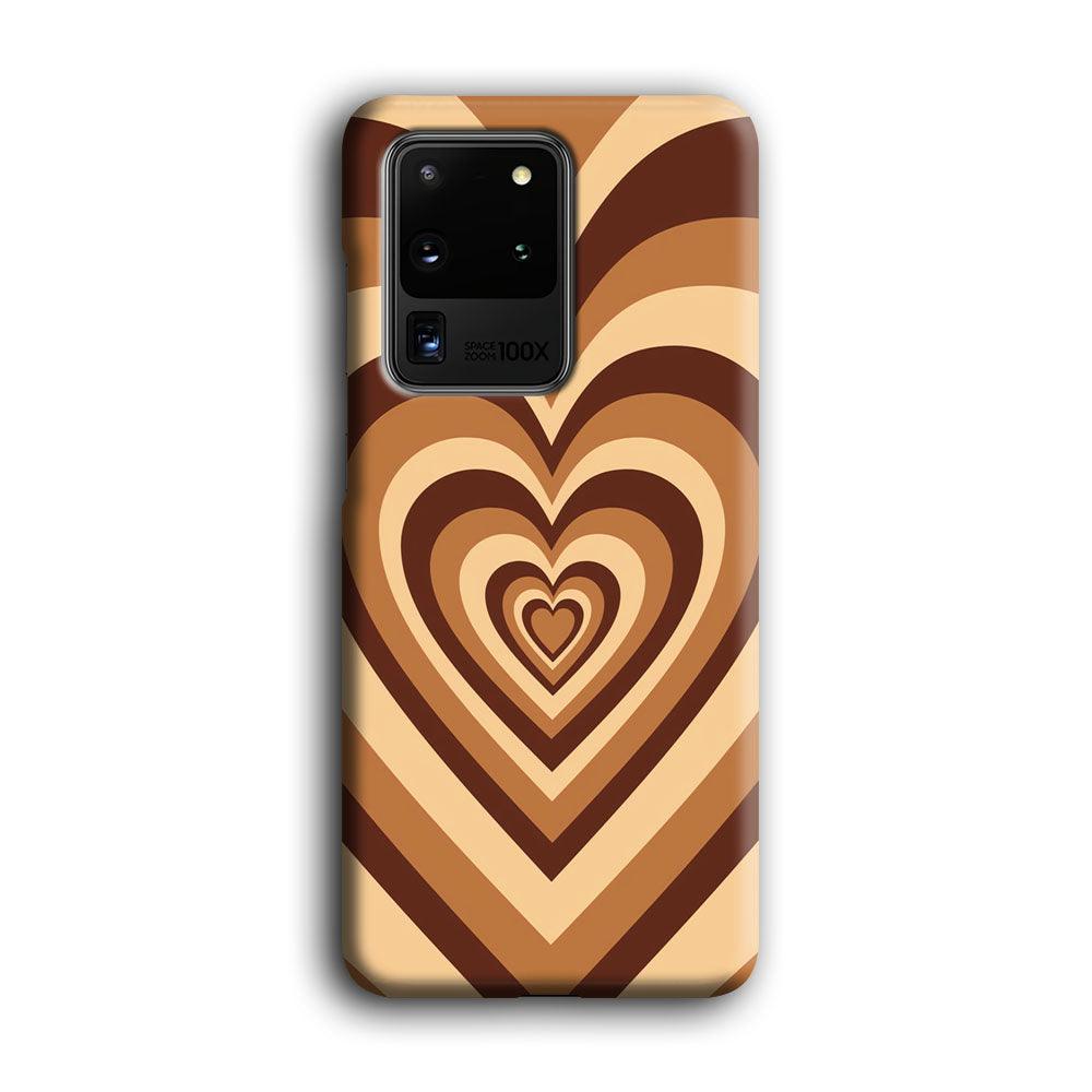 Love Wave Brown Samsung Galaxy S20 Ultra Case-Oxvistore