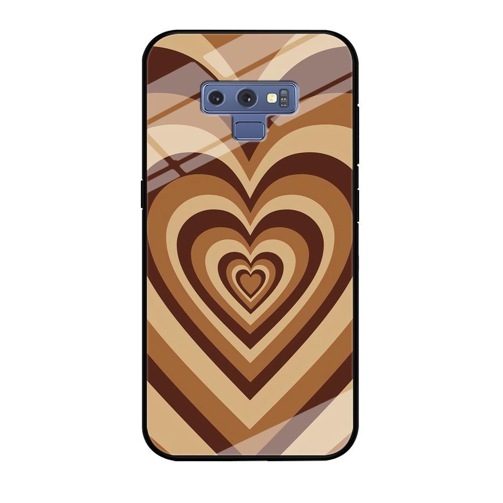 Love Wave Brown Samsung Galaxy Note 9 Case-Oxvistore