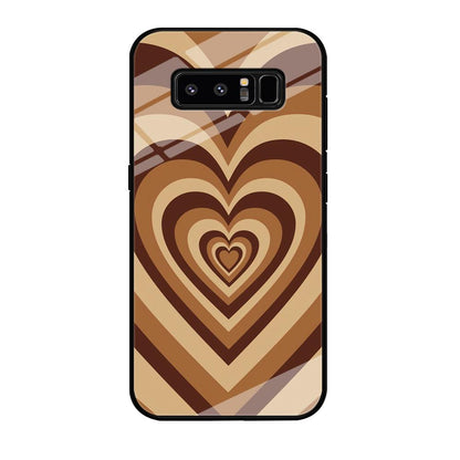 Love Wave Brown Samsung Galaxy Note 8 Case-Oxvistore