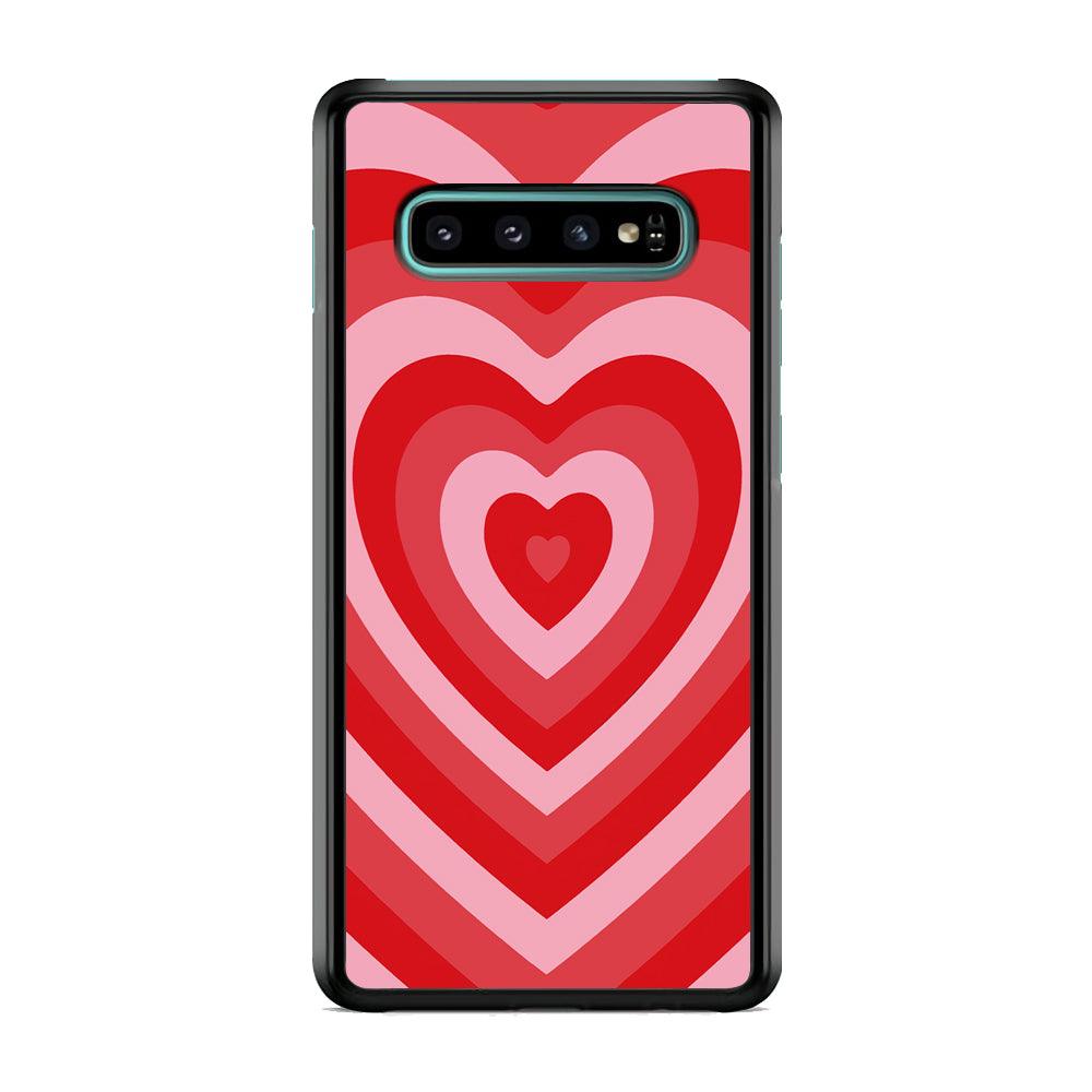 Love Wave Red Samsung Galaxy S10 Case-Oxvistore