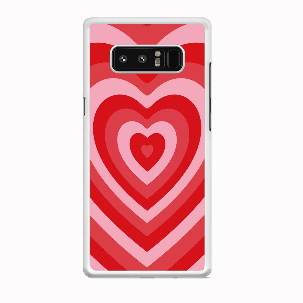 Love Wave Red Samsung Galaxy Note 8 Case-Oxvistore