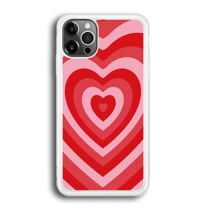 Love Wave Red iPhone 12 Pro Case-Oxvistore