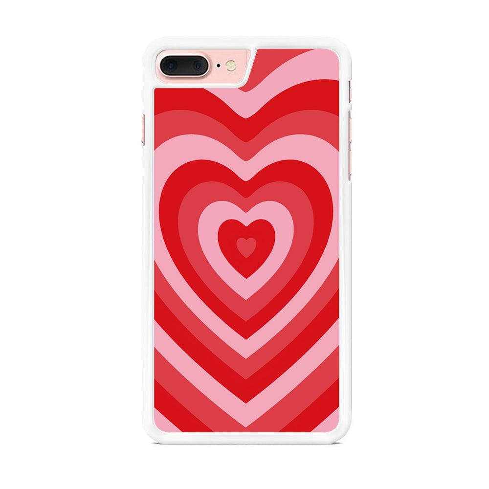 Love Wave Red iPhone 7 Plus Case-Oxvistore