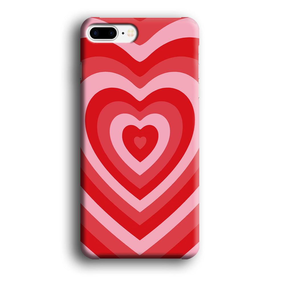 Love Wave Red iPhone 7 Plus Case-Oxvistore