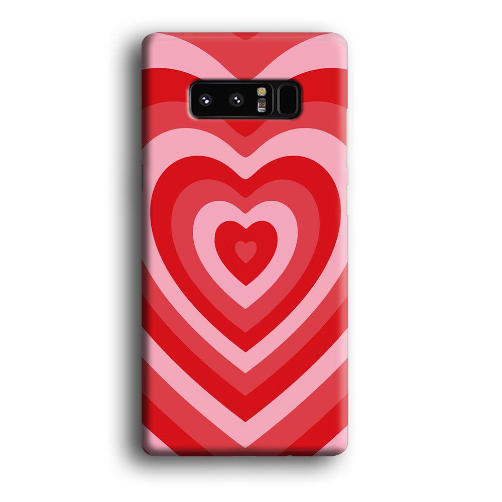 Love Wave Red Samsung Galaxy Note 8 Case-Oxvistore