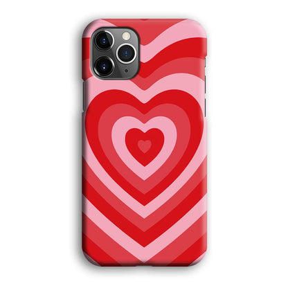 Love Wave Red iPhone 12 Pro Case-Oxvistore