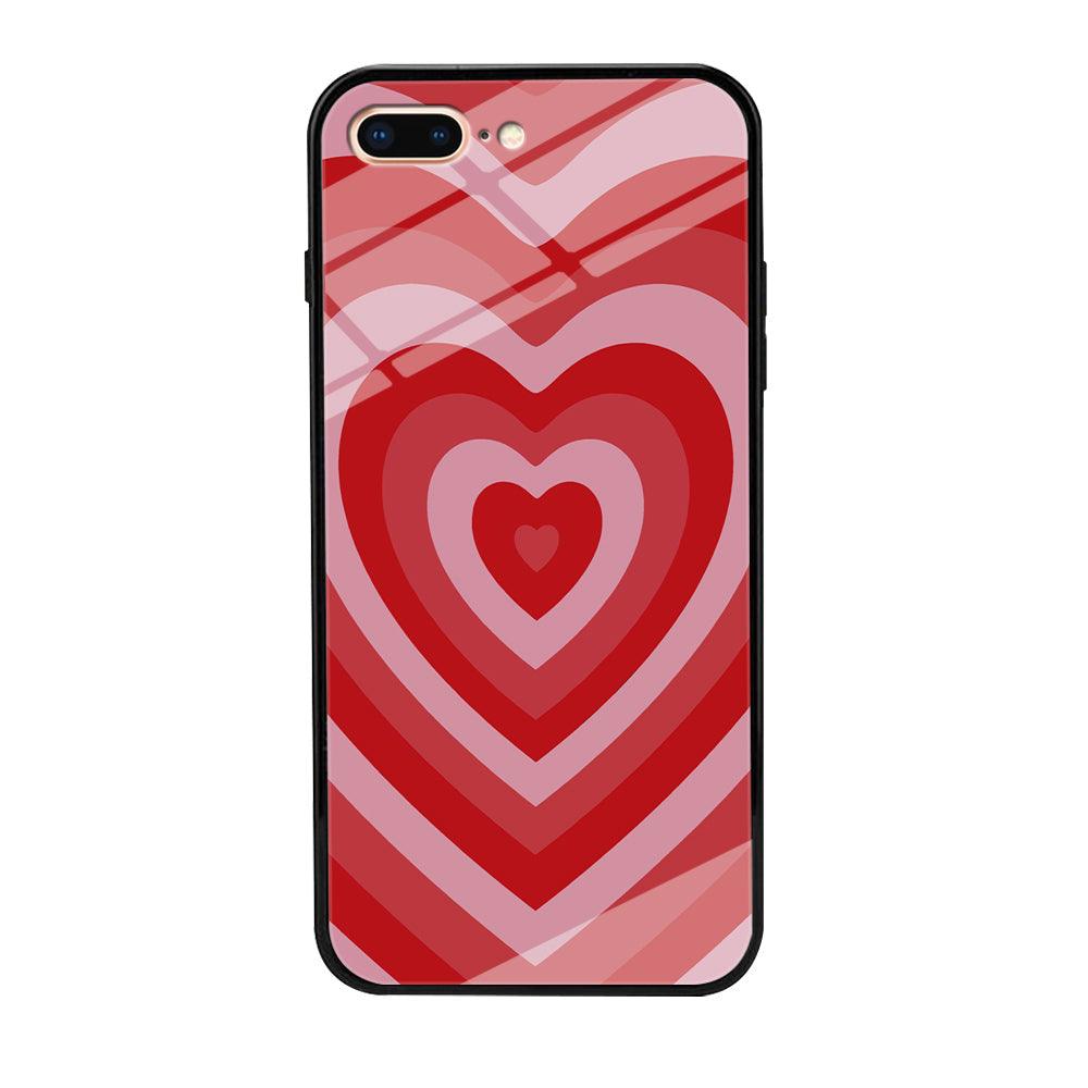 Love Wave Red iPhone 7 Plus Case-Oxvistore