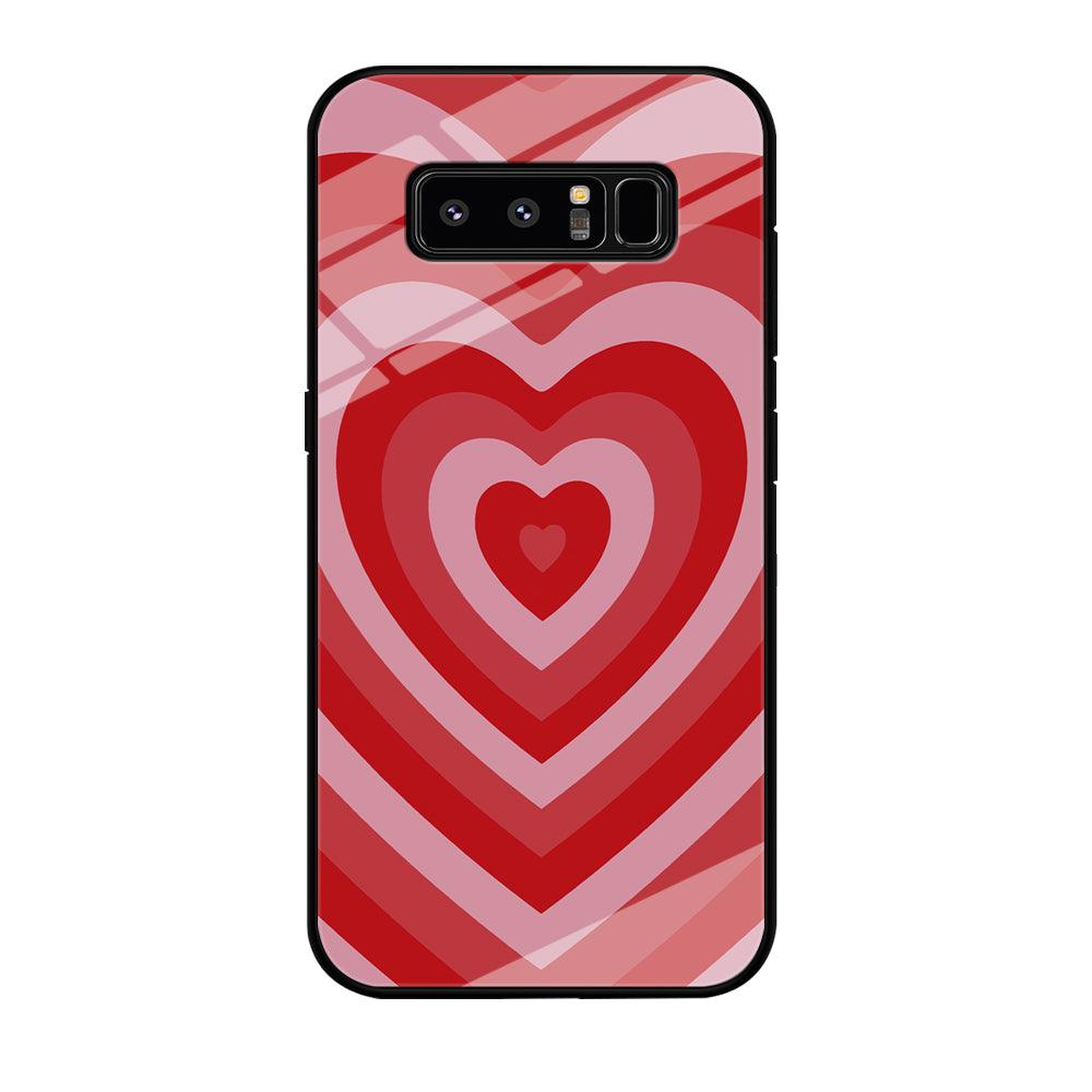 Love Wave Red Samsung Galaxy Note 8 Case-Oxvistore