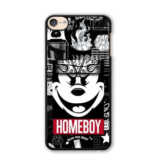 Lovely Homeboy iPod Touch 6 Case-Plastic Black (2D Case)-Oxvistore