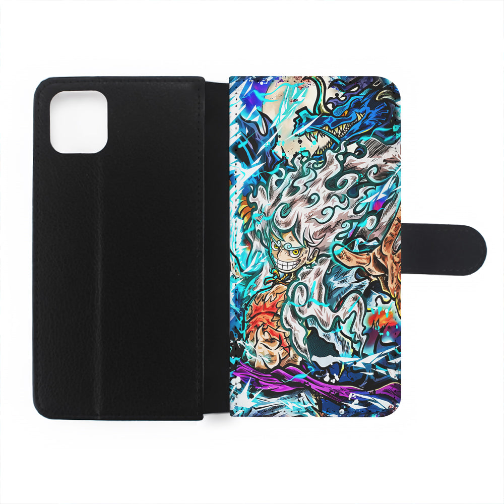 Luffy Gear 5 VS Kaido Flip Wallet Phone Case