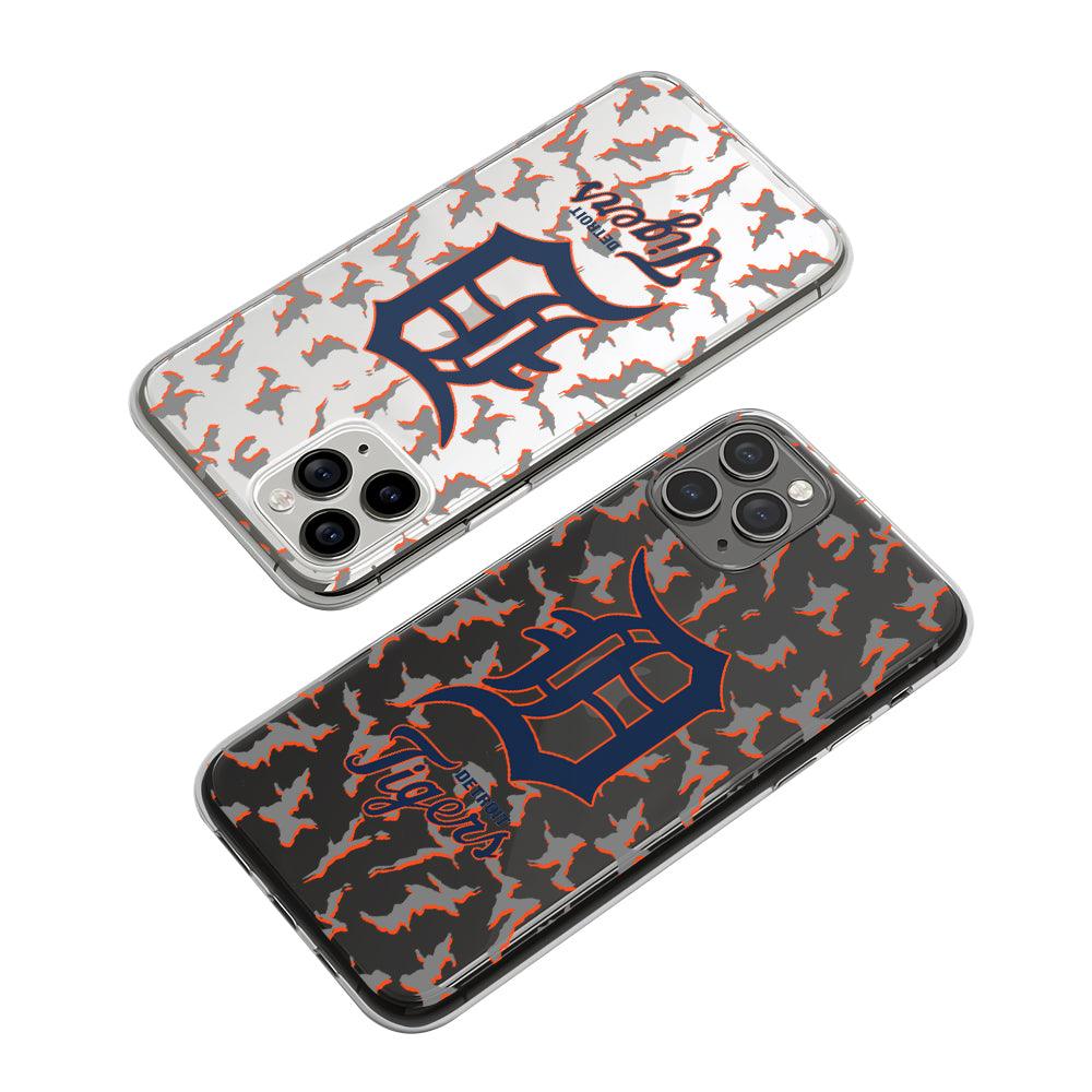 MLB Detroit Tigers Glowing Ashes Clear Soft Case-Oxvistore