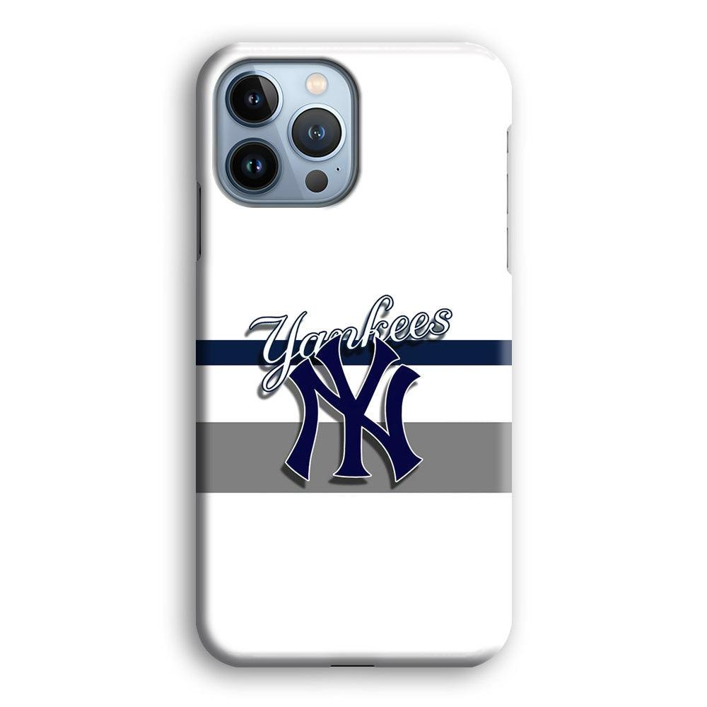 MLB New York Yankees White Jersey iPhone 14 Pro Max Case-Oxvistore