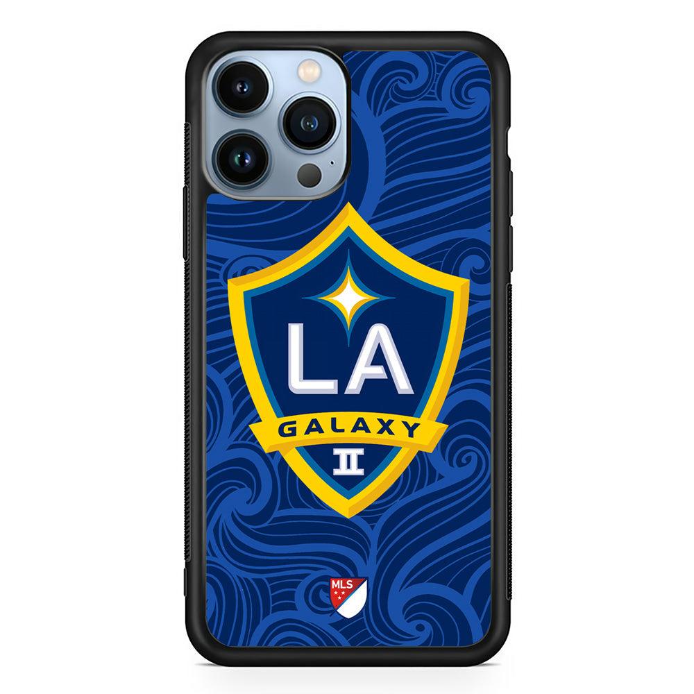 MLS LA Galaxy Art Wave iPhone 14 Pro Max Case-Oxvistore