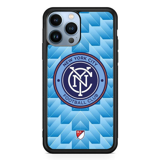 MLS New York City Patern Blue Gradation iPhone 15 Pro Max Case-Oxvistore