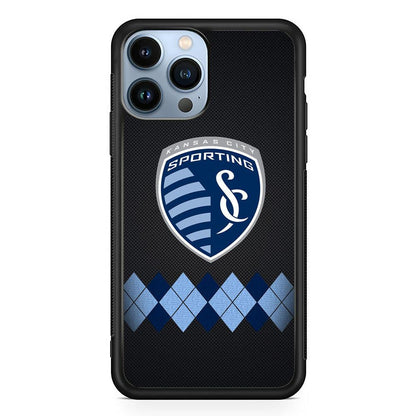 MLS Sporting Kansas City Dark Form iPhone 14 Pro Max Case-Oxvistore