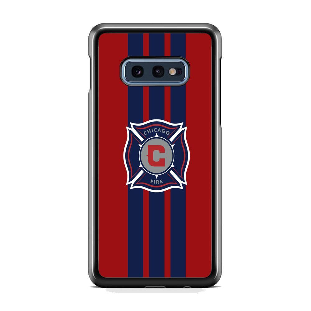 MLS Chicago Fire Stripe Samsung Galaxy S10E Case-Oxvistore