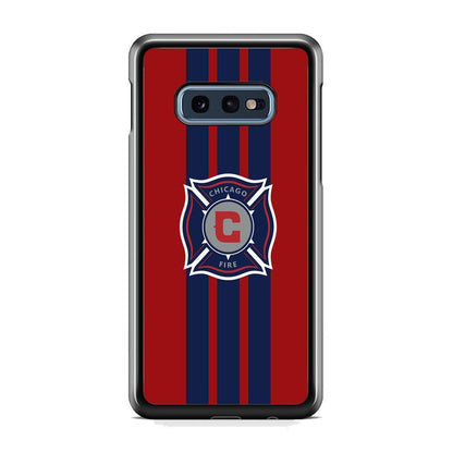 MLS Chicago Fire Stripe Samsung Galaxy S10E Case-Oxvistore