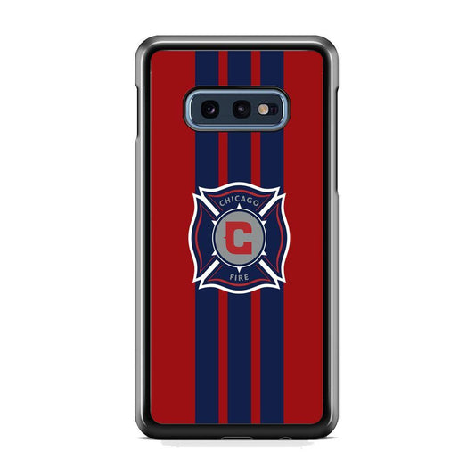 MLS Chicago Fire Stripe Samsung Galaxy S10E Case-Oxvistore