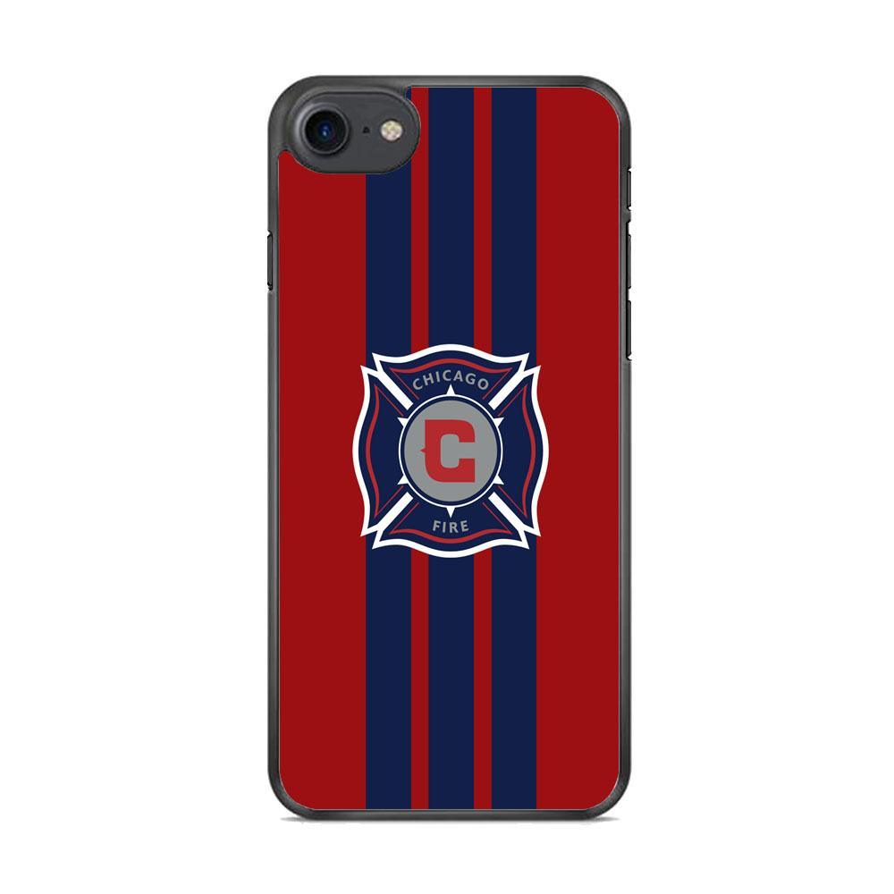 MLS Chicago Fire Stripe iPhone 8 Case-Oxvistore