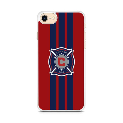 MLS Chicago Fire Stripe iPhone 8 Case-Oxvistore