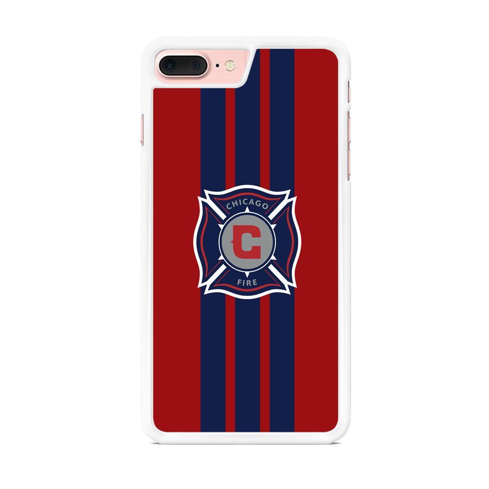 MLS Chicago Fire Stripe iPhone 8 Plus Case-Oxvistore