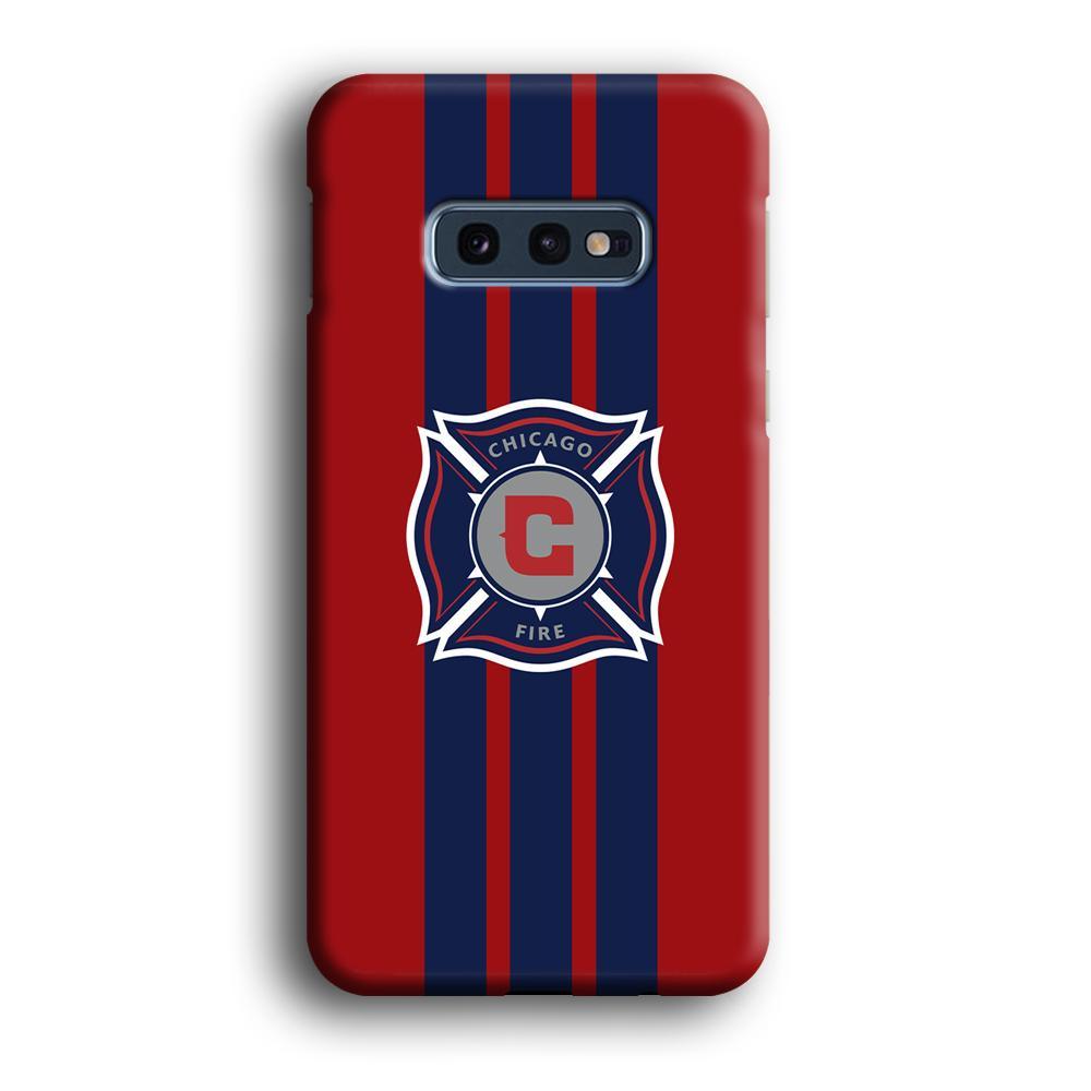 MLS Chicago Fire Stripe Samsung Galaxy S10E Case-Oxvistore