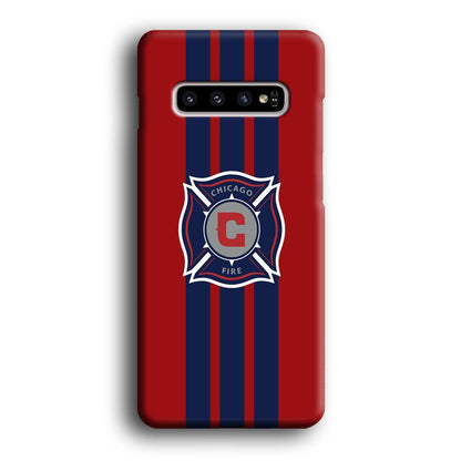 MLS Chicago Fire Stripe Samsung Galaxy S10 Plus Case-Oxvistore