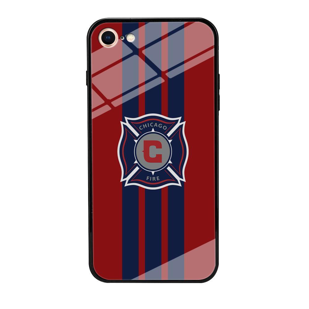 MLS Chicago Fire Stripe iPhone 8 Case-Oxvistore