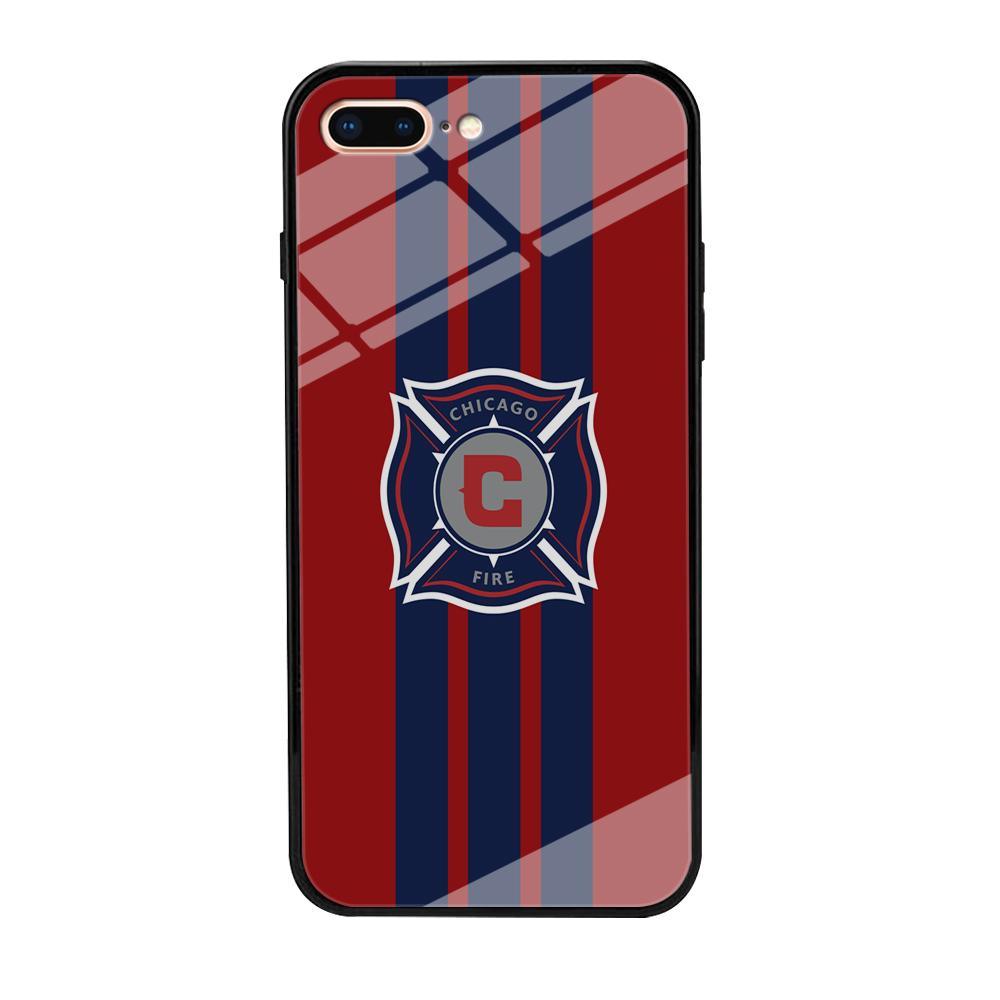 MLS Chicago Fire Stripe iPhone 8 Plus Case-Oxvistore