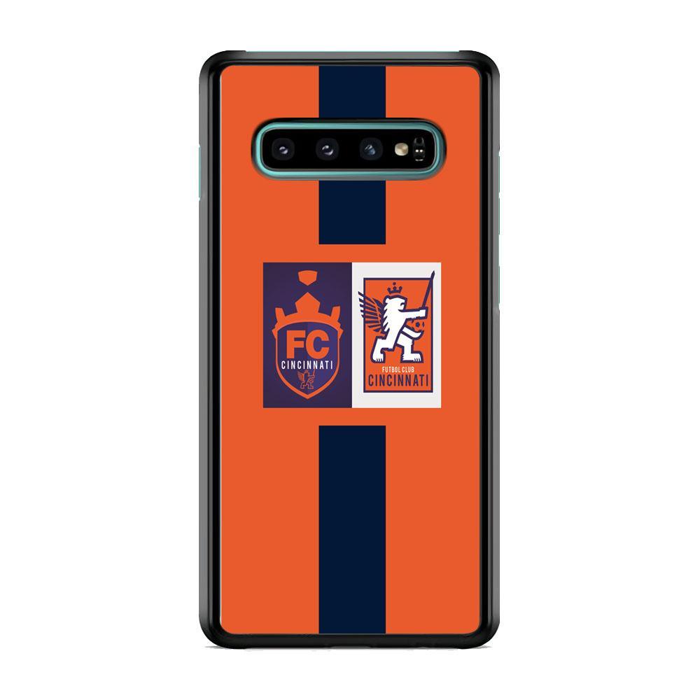 MLS Cincinnati Two Logo Samsung Galaxy S10 Plus Case-Oxvistore