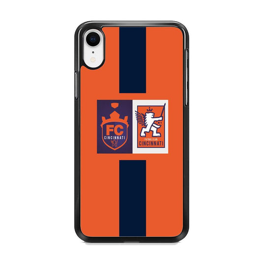 MLS Cincinnati Two Logo iPhone XR Case-Oxvistore