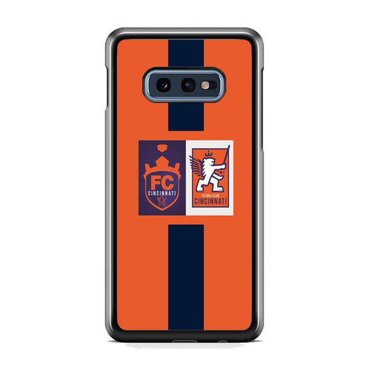 MLS Cincinnati Two Logo Samsung Galaxy S10E Case-Oxvistore