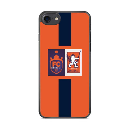 MLS Cincinnati Two Logo iPhone 8 Case-Oxvistore