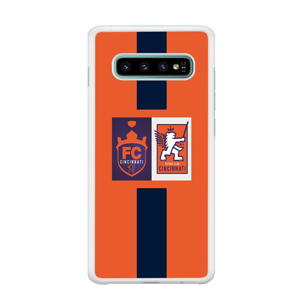 MLS Cincinnati Two Logo Samsung Galaxy S10 Plus Case-Oxvistore