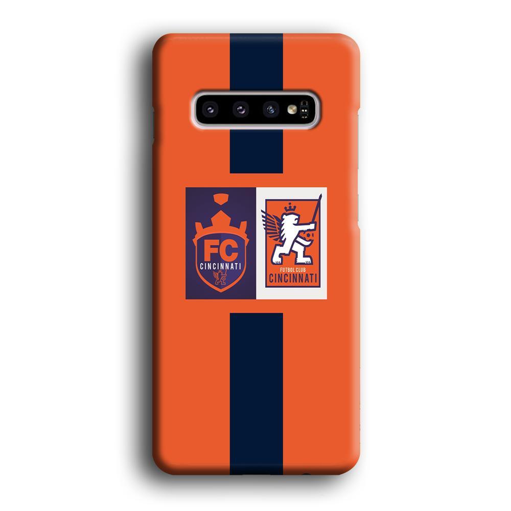 MLS Cincinnati Two Logo Samsung Galaxy S10 Plus Case-Oxvistore