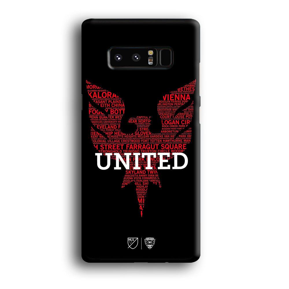 MLS DC United Red Wings Samsung Galaxy Note 8 Case-Oxvistore