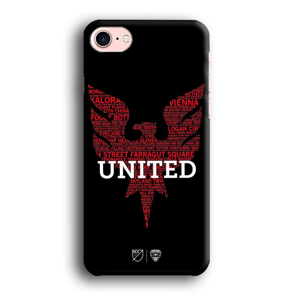 MLS DC United Red Wings iPhone 8 Case-Oxvistore