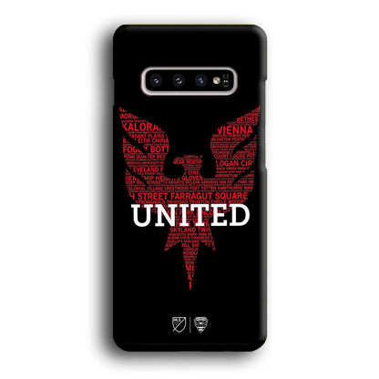 MLS DC United Red Wings Samsung Galaxy S10 Case-Oxvistore