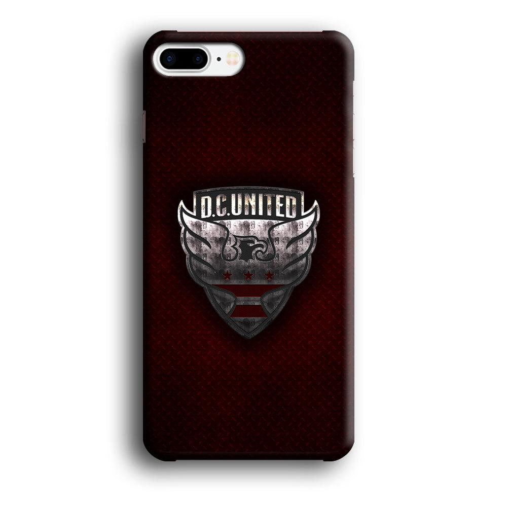 MLS DC United Steel Emblem iPhone 8 Plus Case-Oxvistore