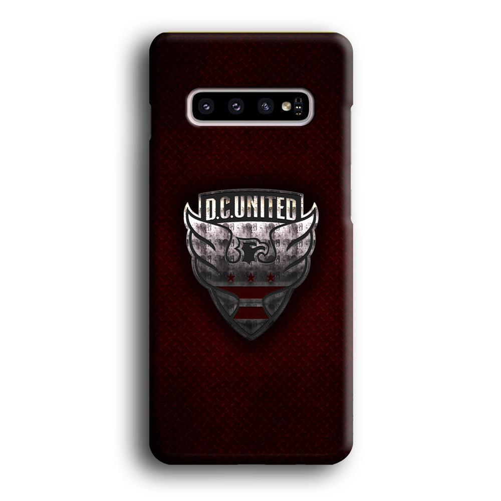 MLS DC United Steel Emblem Samsung Galaxy S10 Case-Oxvistore