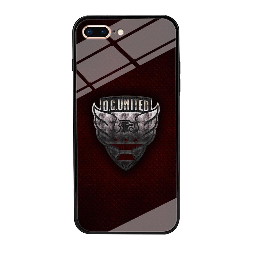 MLS DC United Steel Emblem iPhone 8 Plus Case-Oxvistore