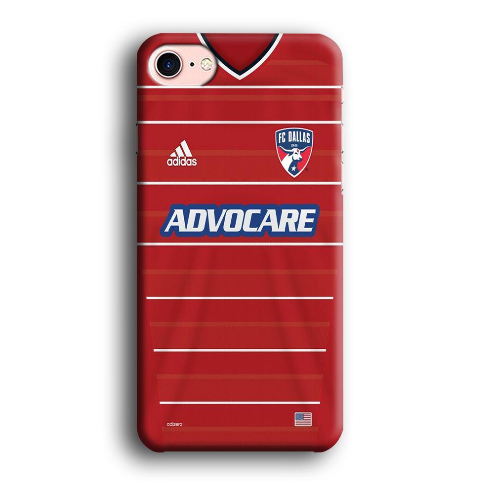 MLS FC Dallas Costume Red iPhone 8 Case-Oxvistore