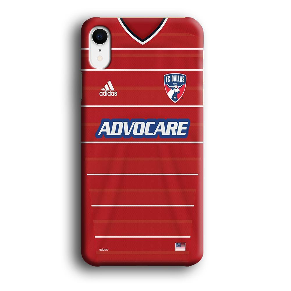 MLS FC Dallas Costume Red iPhone XR Case-Oxvistore