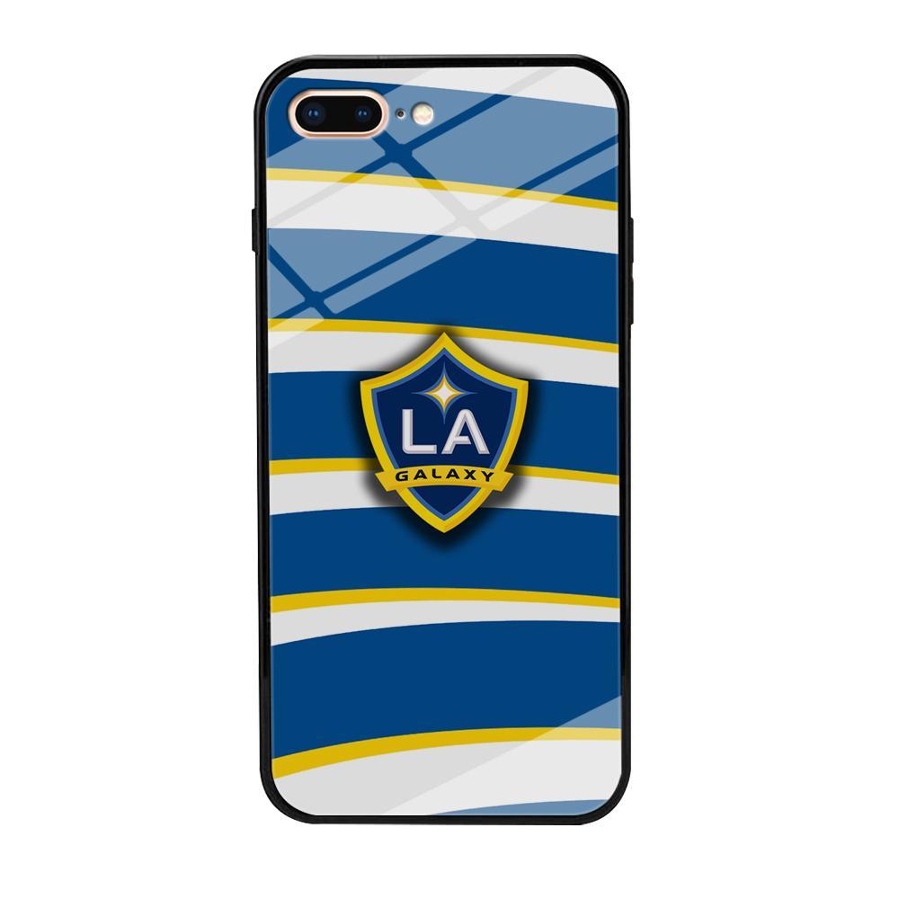 MLS LA Galaxy Logo Wallpaper iPhone 8 Plus Case-Oxvistore