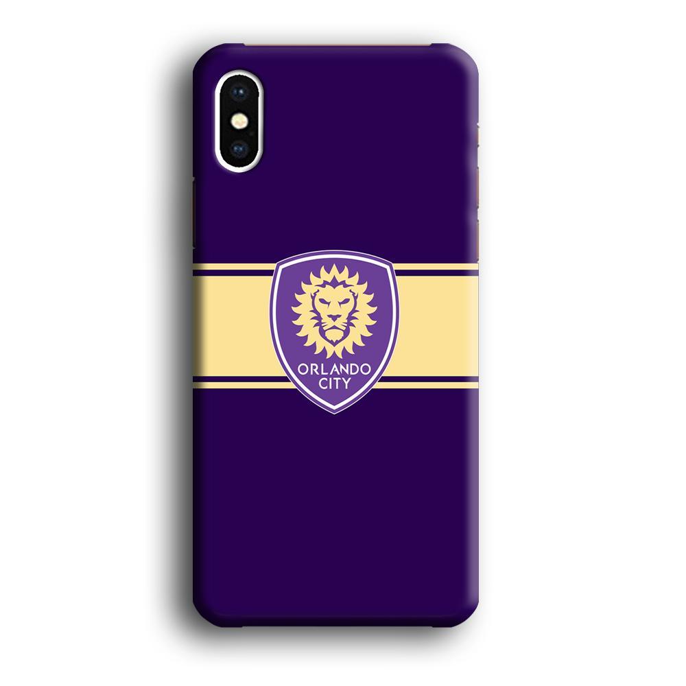 MLS Orlando City Emblem iPhone XS Case-Oxvistore