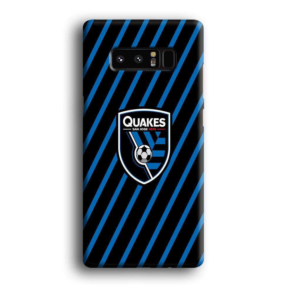 MLS San Jose Quakes Logo Samsung Galaxy Note 8 Case-Oxvistore