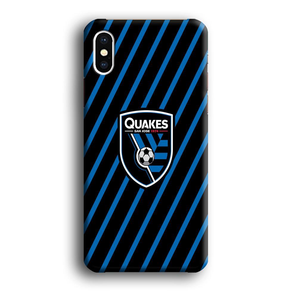 MLS San Jose Quakes Logo iPhone XS Case-Oxvistore