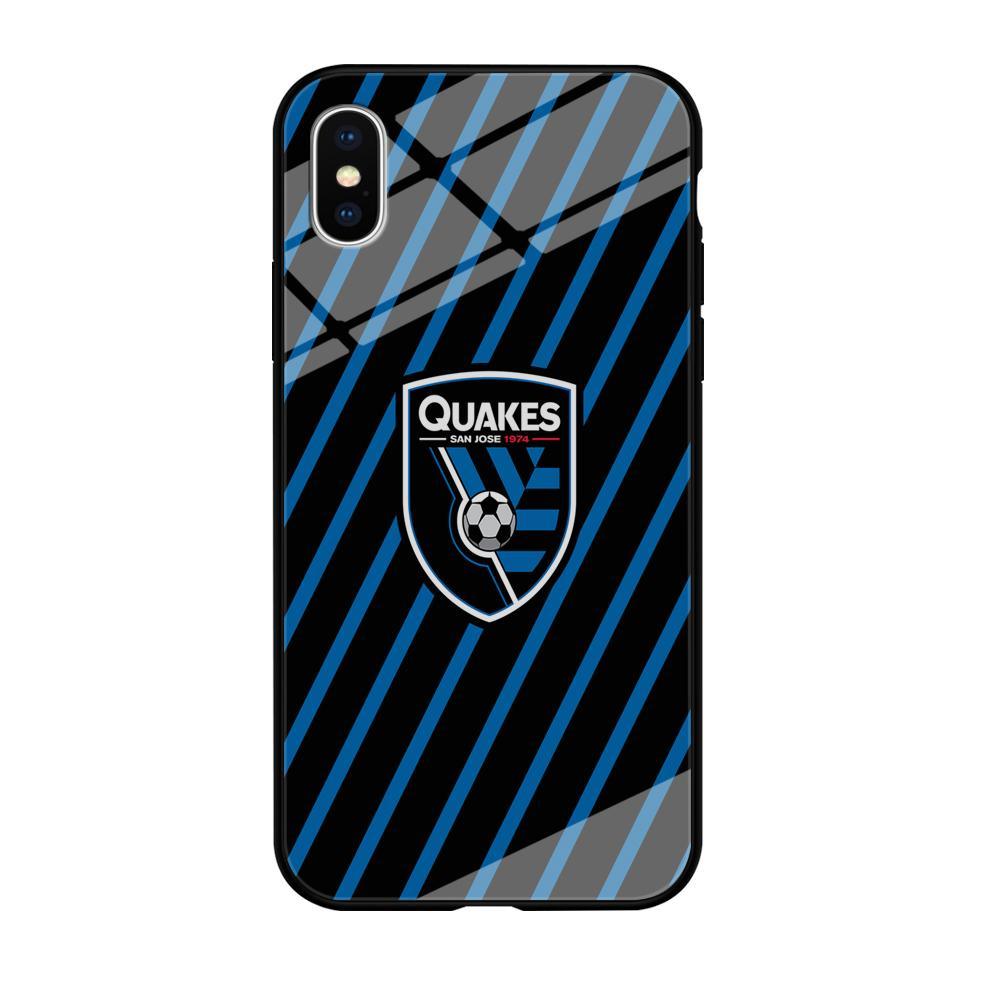 MLS San Jose Quakes Logo iPhone XS Case-Oxvistore