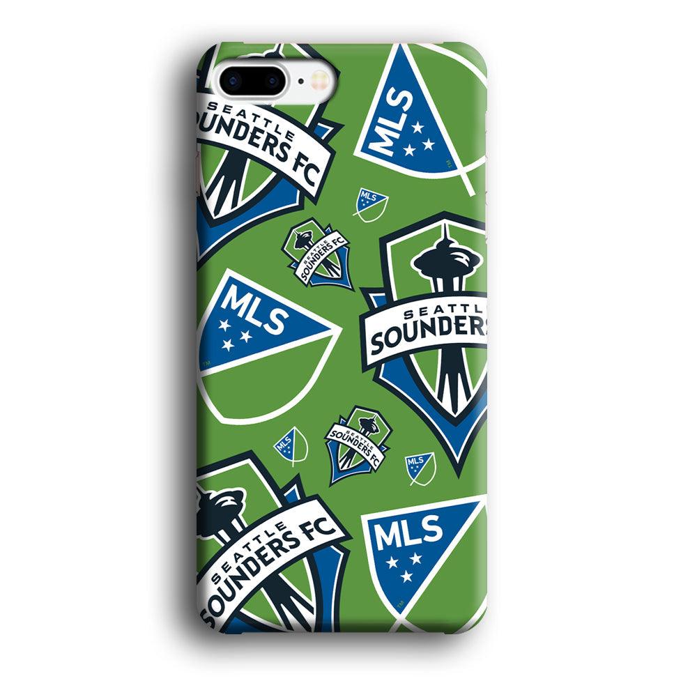 MLS Seatlle Sounders Emblem Kit iPhone 7 Plus Case-Oxvistore